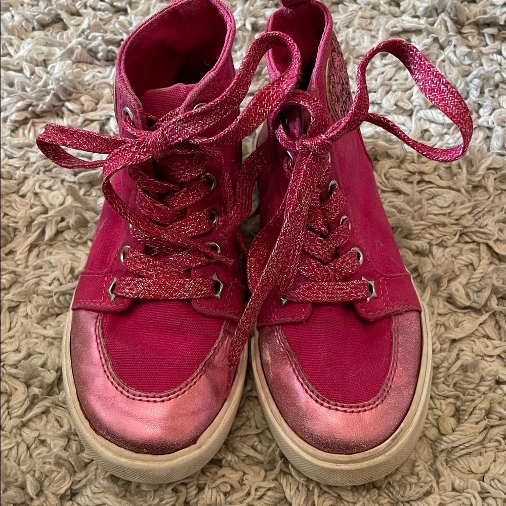 2017 Gymboree “Cosmic Club” Glitter High Tops, Size 11